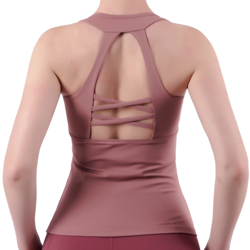 Shockproof Running Tank Top Sleeveless Women